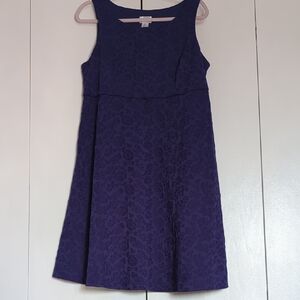 Motherhood Maternity Lace Purple Dress